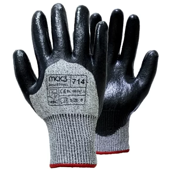 -Dynema 3/4 Nitrilo Preto